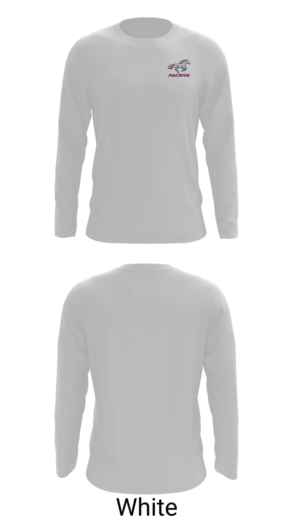 Long Sleeve Performance Shirt, Plaza Park Pacers, Spirit Store, Teamtime, Team time, sublimation, custom sports apparel, team uniforms, spirit wear, spiritwear, sports uniforms, custom shirts, team store, custom team store, fundraiser sports, apparel fundraiser
