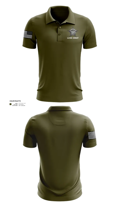 Lorain county sheriff swat 58234346 Short Sleeve Performance Polo - 102