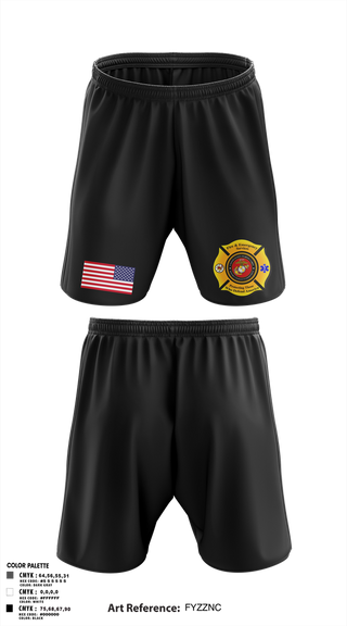 Athletic Shorts With Pockets, Marine Corps Mountain Warfare Training Center Fire Department, , Teamtime, Team time, sublimation, custom sports apparel, team uniforms, spirit wear, spiritwear, sports uniforms, custom shirts, team store, custom team store, fundraiser sports, apparel fundraiser