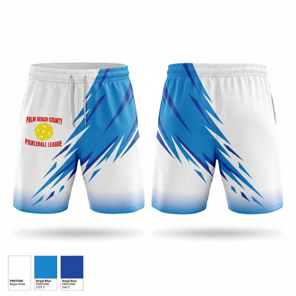 Athletic Shorts With Pockets, Palm Beach County Pickleball League, , Teamtime, Team time, sublimation, custom sports apparel, team uniforms, spirit wear, spiritwear, sports uniforms, custom shirts, team store, custom team store, fundraiser sports, apparel fundraiser