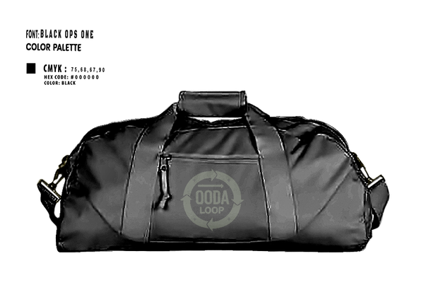 Duffle Bag, OODA LOOP, Police, Teamtime, Team time, sublimation, custom sports apparel, team uniforms, spirit wear, spiritwear, sports uniforms, custom shirts, team store, custom team store, fundraiser sports, apparel fundraiser