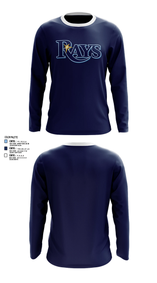 Long Sleeve Performance Shirt, Ray's, Baseball, Teamtime, Team time, sublimation, custom sports apparel, team uniforms, spirit wear, spiritwear, sports uniforms, custom shirts, team store, custom team store, fundraiser sports, apparel fundraiser