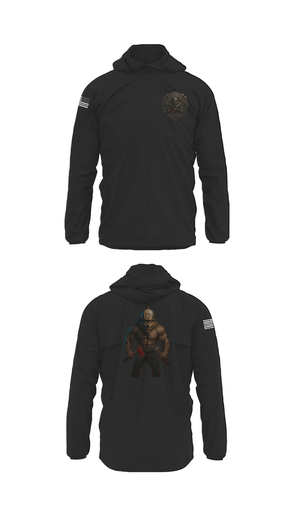 Windbreaker, 63rd OD CO Fire Rescue, Army, Teamtime, Team time, sublimation, custom sports apparel, team uniforms, spirit wear, spiritwear, sports uniforms, custom shirts, team store, custom team store, fundraiser sports, apparel fundraiser