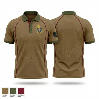 Short Sleeve Performance Polo, 4-410th Brigade Support Battalion, Army, Teamtime, Team time, sublimation, custom sports apparel, team uniforms, spirit wear, spiritwear, sports uniforms, custom shirts, team store, custom team store, fundraiser sports, apparel fundraiser