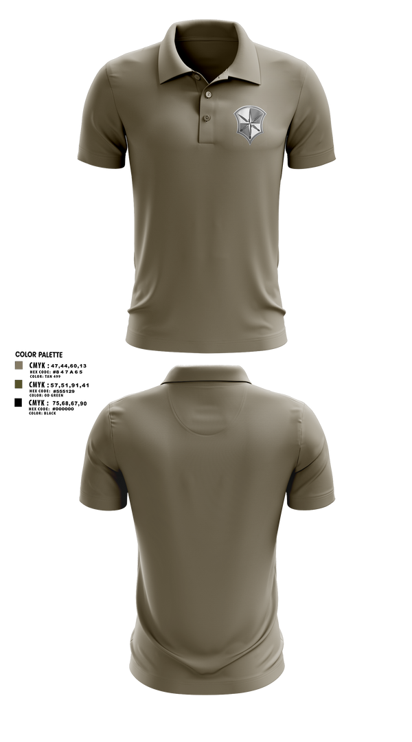 Short Sleeve Performance Polo, AOSD, Army, Teamtime, Team time, sublimation, custom sports apparel, team uniforms, spirit wear, spiritwear, sports uniforms, custom shirts, team store, custom team store, fundraiser sports, apparel fundraiser
