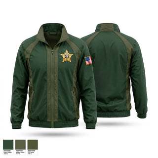 Windbreaker, Bureau County Sheriff’s Office, Police, Teamtime, Team time, sublimation, custom sports apparel, team uniforms, spirit wear, spiritwear, sports uniforms, custom shirts, team store, custom team store, fundraiser sports, apparel fundraiser