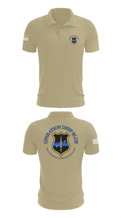 Operation Deep Blue 63620360 Short Sleeve Performance Polo - 83