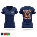 Engine 123 Women's Short Sleeve V-neck Shirt - 1