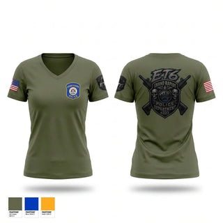 Womens Short Sleeve Vneck Shirt, East Team 6, Police, Teamtime, Team time, sublimation, custom sports apparel, team uniforms, spirit wear, spiritwear, sports uniforms, custom shirts, team store, custom team store, fundraiser sports, apparel fundraiser