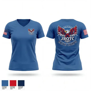 Womens Short Sleeve Vneck Shirt, Elite Corps, Army, Teamtime, Team time, sublimation, custom sports apparel, team uniforms, spirit wear, spiritwear, sports uniforms, custom shirts, team store, custom team store, fundraiser sports, apparel fundraiser
