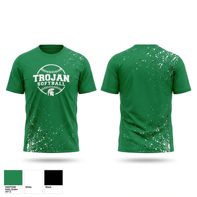 New Castle Trojans Short Sleeve Performance Shirt - 2