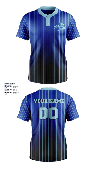 Two Button Softball Jersey, West Georgia Dirt Devils, Softball, Teamtime, Team time, sublimation, custom sports apparel, team uniforms, spirit wear, spiritwear, sports uniforms, custom shirts, team store, custom team store, fundraiser sports, apparel fundraiser