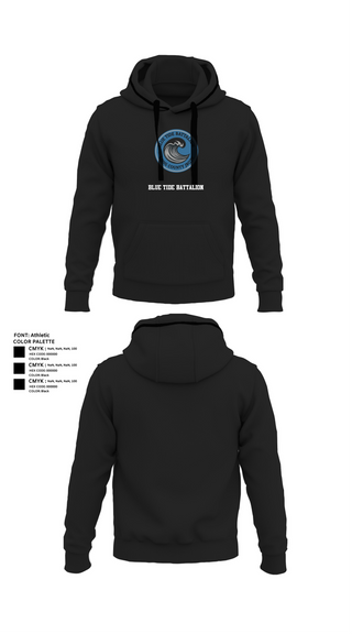 Hoodie, Blue Tide Battalion, , Teamtime, Team time, sublimation, custom sports apparel, team uniforms, spirit wear, spiritwear, sports uniforms, custom shirts, team store, custom team store, fundraiser sports, apparel fundraiser