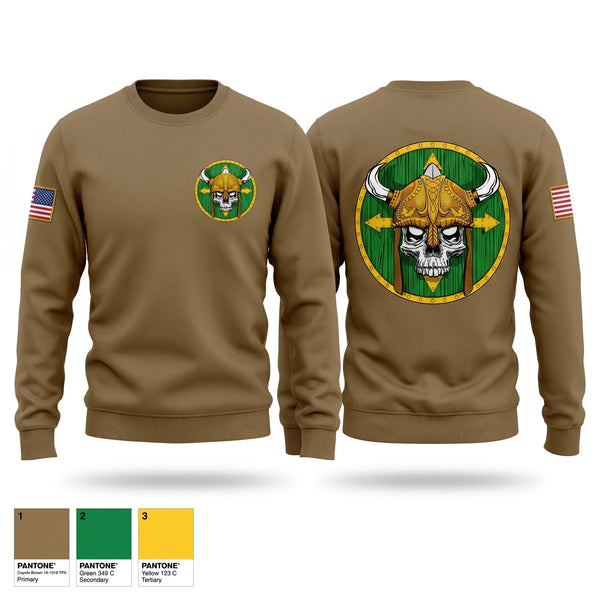 Crew Neck Sweatshirt, 977 MP CO, Army, Teamtime, Team time, sublimation, custom sports apparel, team uniforms, spirit wear, spiritwear, sports uniforms, custom shirts, team store, custom team store, fundraiser sports, apparel fundraiser