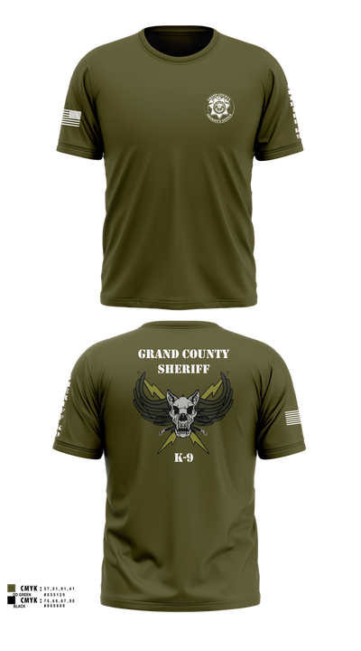 GCSO K9 Old School Cotton Feel Shirt - 101
