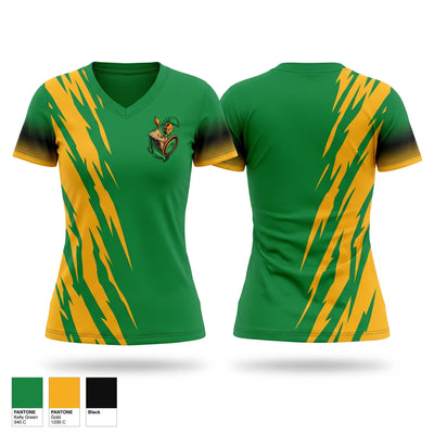 Lady Trojans Women's Short Sleeve V-neck Shirt - 1