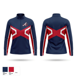 Quarter Zip Jacket, East Texas Arsenal, Baseball, Teamtime, Team time, sublimation, custom sports apparel, team uniforms, spirit wear, spiritwear, sports uniforms, custom shirts, team store, custom team store, fundraiser sports, apparel fundraiser