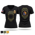 PG County Department of Corrections 75984480 Women's Short Sleeve V-neck Shirt - 1