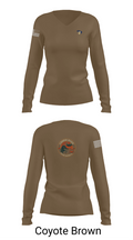 Cooper River Crab Bandits 83296088 Women's Long Sleeve V-neck Shirt - 16
