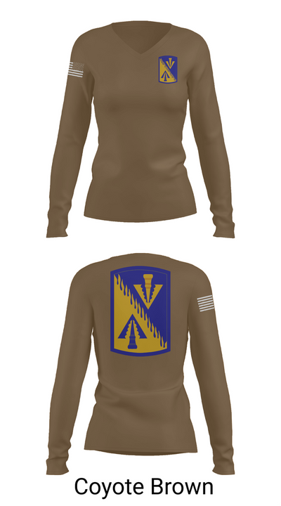 128th Aviation Brigade 66683018 Women's Long Sleeve V-neck Shirt - 17