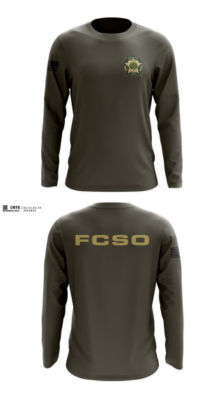 Long Sleeve Performance Shirt, Fannin County Sheriff's Office, Police, Teamtime, Team time, sublimation, custom sports apparel, team uniforms, spirit wear, spiritwear, sports uniforms, custom shirts, team store, custom team store, fundraiser sports, apparel fundraiser