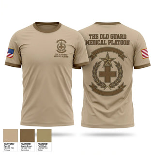 Old School Cotton Feel Shirt, The old guard medical platoon, Army, Teamtime, Team time, sublimation, custom sports apparel, team uniforms, spirit wear, spiritwear, sports uniforms, custom shirts, team store, custom team store, fundraiser sports, apparel fundraiser