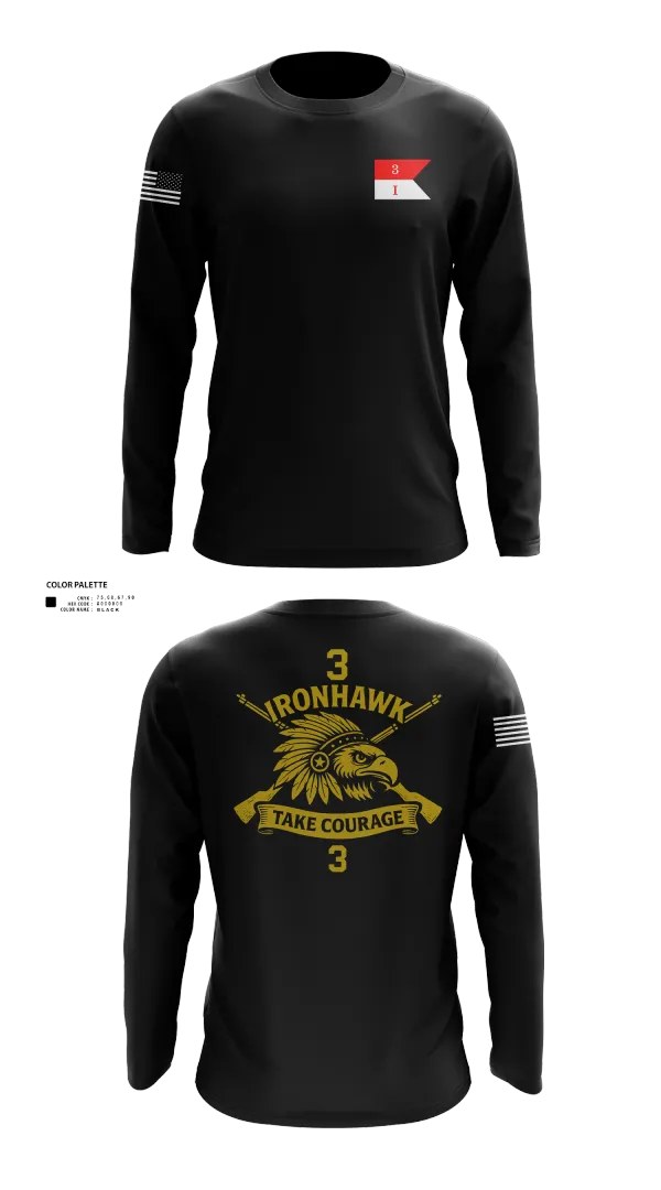 Long Sleeve Performance Shirt, Comanche Squad, Army, Teamtime, Team time, sublimation, custom sports apparel, team uniforms, spirit wear, spiritwear, sports uniforms, custom shirts, team store, custom team store, fundraiser sports, apparel fundraiser