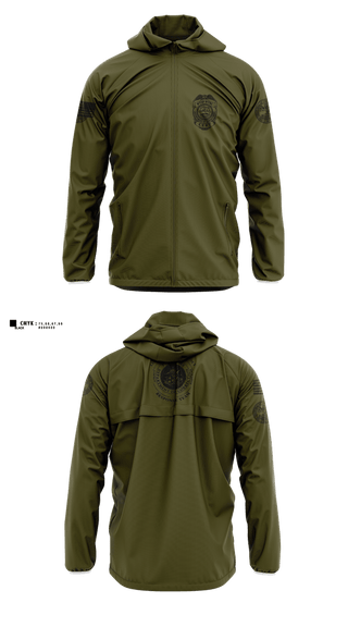 Windbreaker, TDOC SPECIAL OPERATIONS, Police, Teamtime, Team time, sublimation, custom sports apparel, team uniforms, spirit wear, spiritwear, sports uniforms, custom shirts, team store, custom team store, fundraiser sports, apparel fundraiser