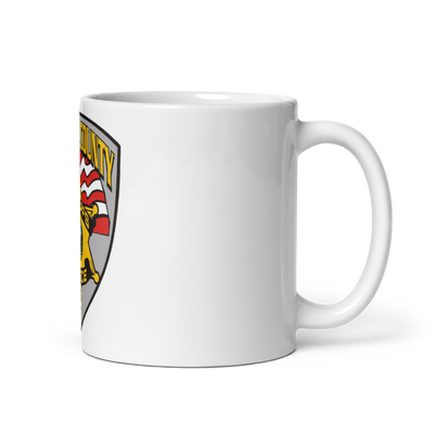 Caldwell County Sheriff's Office 64628956 White Glossy Mug - Small