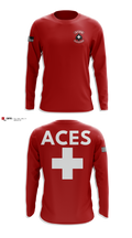 ACES 41643148 Long Sleeve Performance Shirt - 100