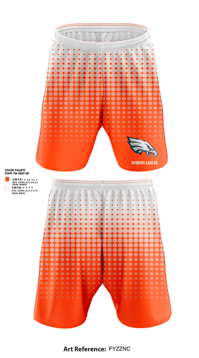 Robbins Eagles 80684755 Athletic Shorts With Pockets - 1