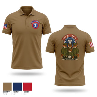 Short Sleeve Performance Polo, Tinton Falls Recruiting Station / 1K4F, Army, Teamtime, Team time, sublimation, custom sports apparel, team uniforms, spirit wear, spiritwear, sports uniforms, custom shirts, team store, custom team store, fundraiser sports, apparel fundraiser