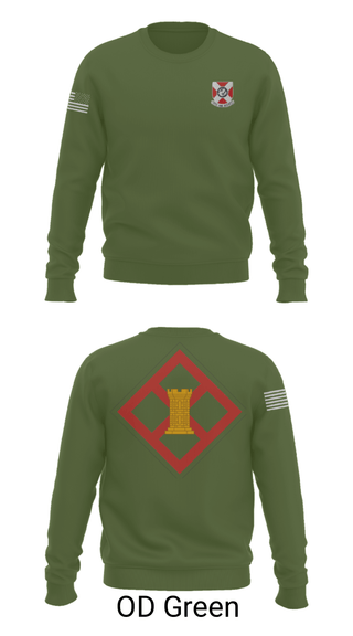 Crew Neck Sweatshirt, 322 EN CO, Army, Teamtime, Team time, sublimation, custom sports apparel, team uniforms, spirit wear, spiritwear, sports uniforms, custom shirts, team store, custom team store, fundraiser sports, apparel fundraiser