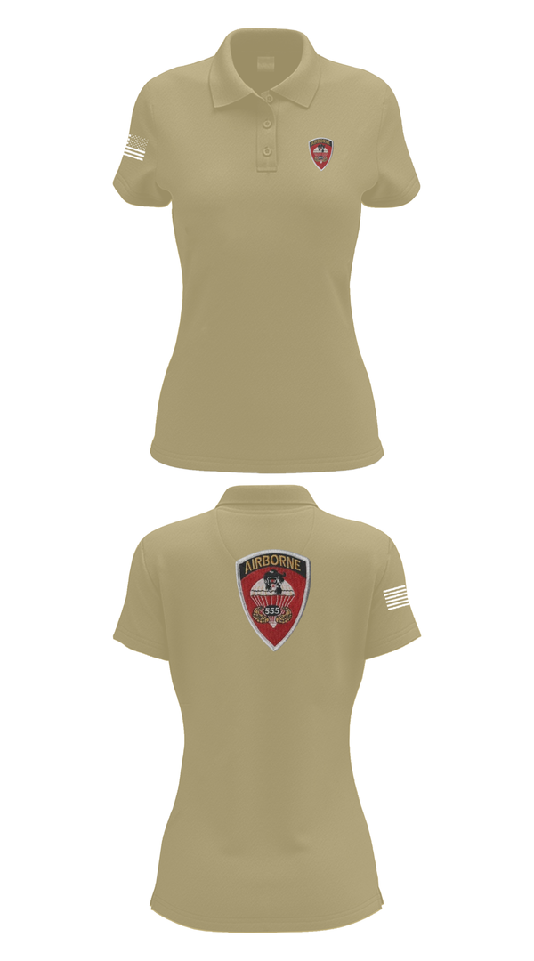 Womens Short Sleeve Performance Polo, , Army, Teamtime, Team time, sublimation, custom sports apparel, team uniforms, spirit wear, spiritwear, sports uniforms, custom shirts, team store, custom team store, fundraiser sports, apparel fundraiser