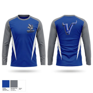 Long Sleeve Performance Shirt, Grand Island Vikings, Baseball, Teamtime, Team time, sublimation, custom sports apparel, team uniforms, spirit wear, spiritwear, sports uniforms, custom shirts, team store, custom team store, fundraiser sports, apparel fundraiser