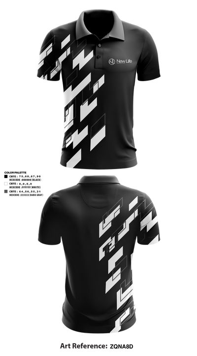 New Life Nashville 419223 Short Sleeve Performance Polo - 2