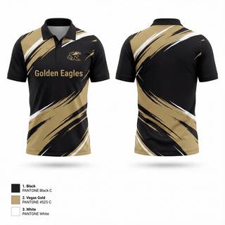 Short Sleeve Performance Polo, Staunton River Golden Eagles, Cheer, Teamtime, Team time, sublimation, custom sports apparel, team uniforms, spirit wear, spiritwear, sports uniforms, custom shirts, team store, custom team store, fundraiser sports, apparel fundraiser