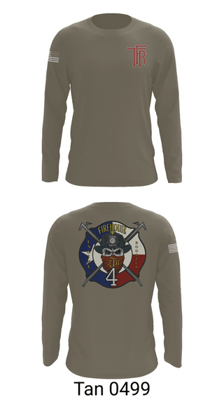 Long Sleeve Performance Shirt, Tomball Fire Rescue, Fire Department, Teamtime, Team time, sublimation, custom sports apparel, team uniforms, spirit wear, spiritwear, sports uniforms, custom shirts, team store, custom team store, fundraiser sports, apparel fundraiser