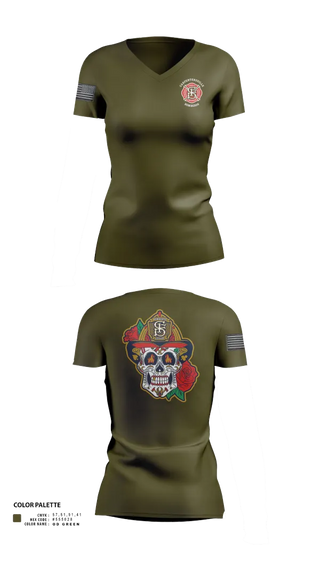 Womens Short Sleeve Vneck Shirt, Carpentersville Fire Department, Fire Department, Teamtime, Team time, sublimation, custom sports apparel, team uniforms, spirit wear, spiritwear, sports uniforms, custom shirts, team store, custom team store, fundraiser sports, apparel fundraiser