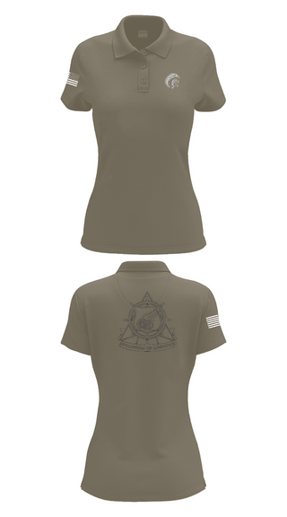 Womens Short Sleeve Performance Polo, 2112th Transportation Company, , Teamtime, Team time, sublimation, custom sports apparel, team uniforms, spirit wear, spiritwear, sports uniforms, custom shirts, team store, custom team store, fundraiser sports, apparel fundraiser