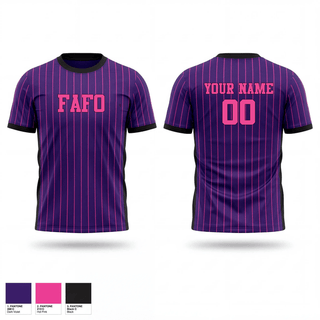 Old School Cotton Feel Shirt, F.A.F.O, Baseball, Teamtime, Team time, sublimation, custom sports apparel, team uniforms, spirit wear, spiritwear, sports uniforms, custom shirts, team store, custom team store, fundraiser sports, apparel fundraiser
