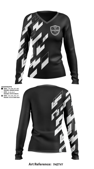 Womens Long Sleeve Vneck Shirt, Diamond Athlete, Men's Soccer, Teamtime, Team time, sublimation, custom sports apparel, team uniforms, spirit wear, spiritwear, sports uniforms, custom shirts, team store, custom team store, fundraiser sports, apparel fundraiser