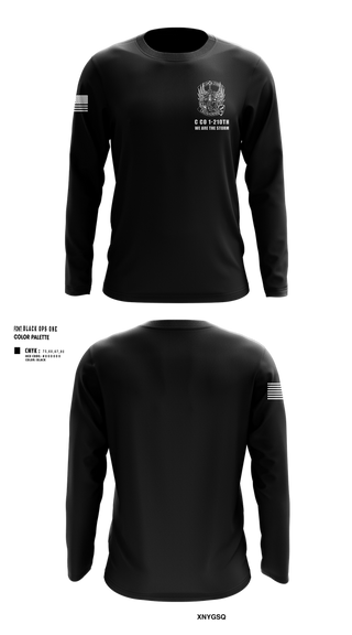 Long Sleeve Performance Shirt, C Co 1-210th Crusaders, Army, Teamtime, Team time, sublimation, custom sports apparel, team uniforms, spirit wear, spiritwear, sports uniforms, custom shirts, team store, custom team store, fundraiser sports, apparel fundraiser