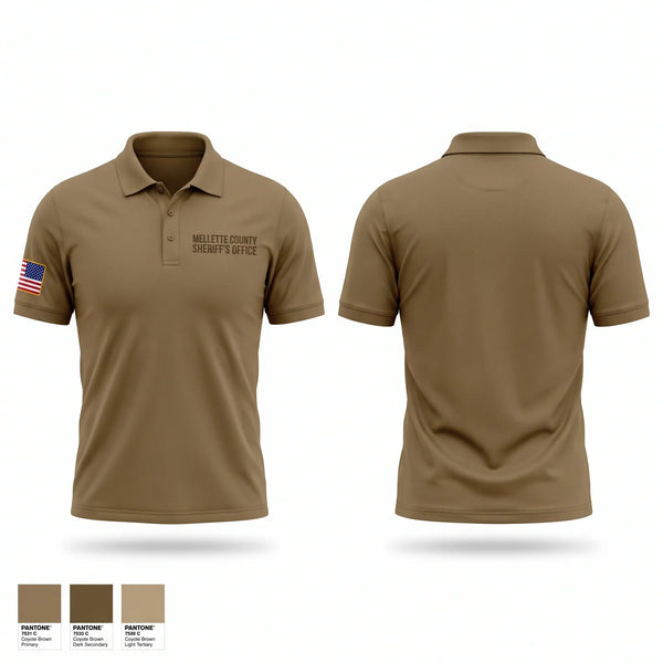 Short Sleeve Performance Polo, Mellette County Sheriff’s Office, Police, Teamtime, Team time, sublimation, custom sports apparel, team uniforms, spirit wear, spiritwear, sports uniforms, custom shirts, team store, custom team store, fundraiser sports, apparel fundraiser