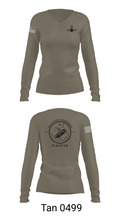 VX-9 92050722 Women's Long Sleeve V-neck Shirt - 73