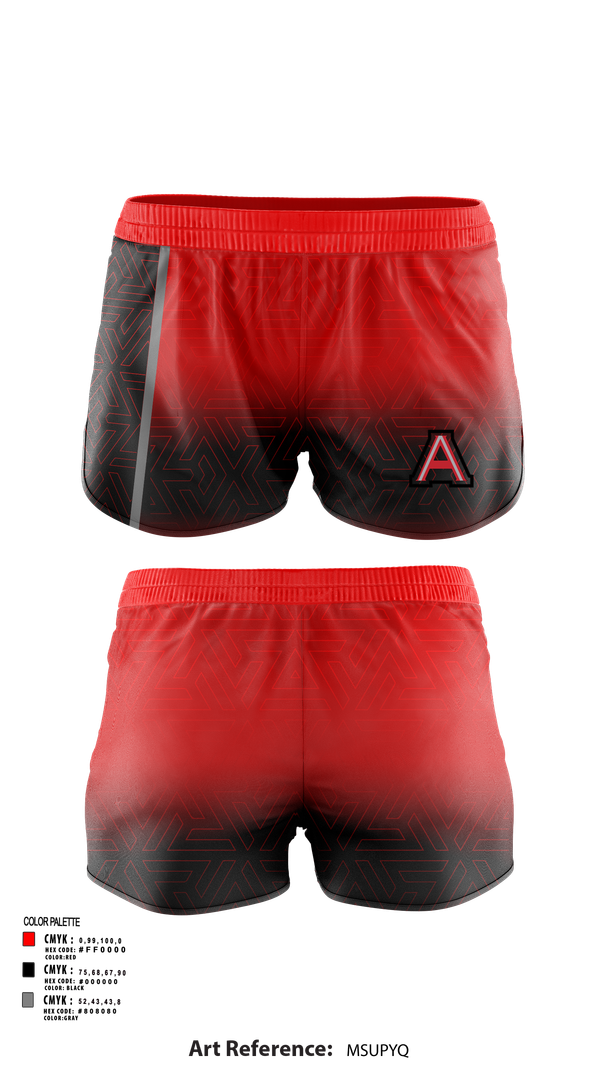 Womens Shorts, Antelope Girls Soccer, Women's Soccer, Teamtime, Team time, sublimation, custom sports apparel, team uniforms, spirit wear, spiritwear, sports uniforms, custom shirts, team store, custom team store, fundraiser sports, apparel fundraiser