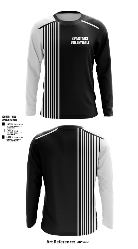 Long Sleeve Performance Shirt, Spartans volleyball, Men's Volleyball, Teamtime, Team time, sublimation, custom sports apparel, team uniforms, spirit wear, spiritwear, sports uniforms, custom shirts, team store, custom team store, fundraiser sports, apparel fundraiser