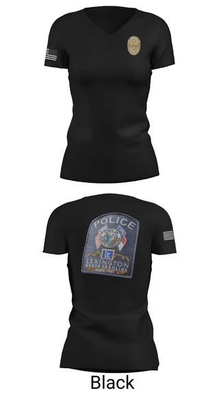 Womens Short Sleeve Vneck Shirt, Lexington Police Department, Police, Teamtime, Team time, sublimation, custom sports apparel, team uniforms, spirit wear, spiritwear, sports uniforms, custom shirts, team store, custom team store, fundraiser sports, apparel fundraiser