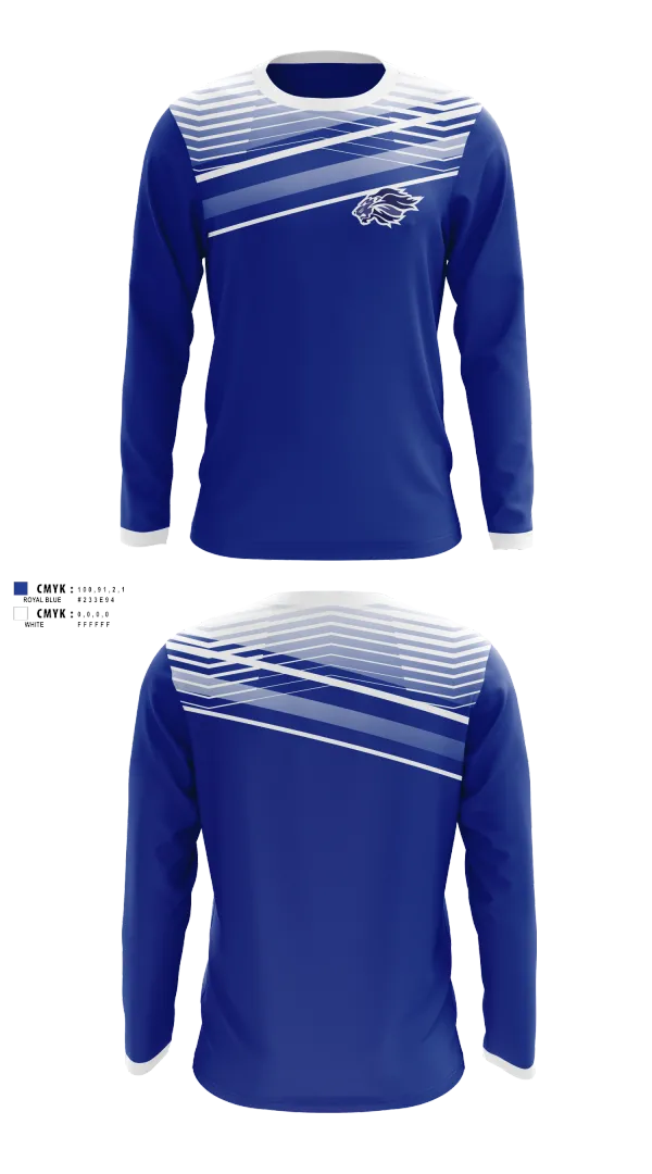 Long Sleeve Performance Shirt, Jessieville Lions Golf, Golf, Teamtime, Team time, sublimation, custom sports apparel, team uniforms, spirit wear, spiritwear, sports uniforms, custom shirts, team store, custom team store, fundraiser sports, apparel fundraiser
