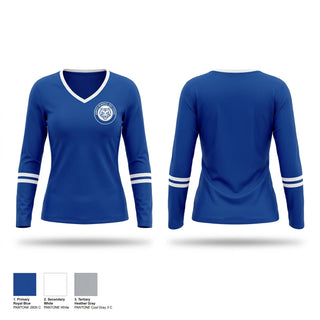 Womens Long Sleeve Vneck Shirt, Sumner Memorial High School Soccer, Men's Soccer, Teamtime, Team time, sublimation, custom sports apparel, team uniforms, spirit wear, spiritwear, sports uniforms, custom shirts, team store, custom team store, fundraiser sports, apparel fundraiser
